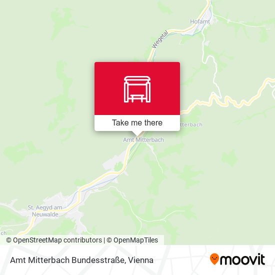 Amt Mitterbach Bundesstraße map