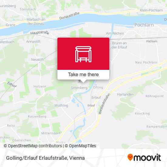 Golling/Erlauf Erlaufstraße map