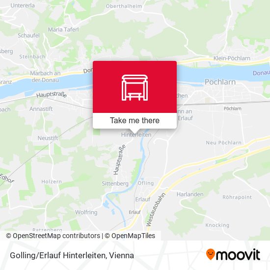 Golling/Erlauf Hinterleiten map