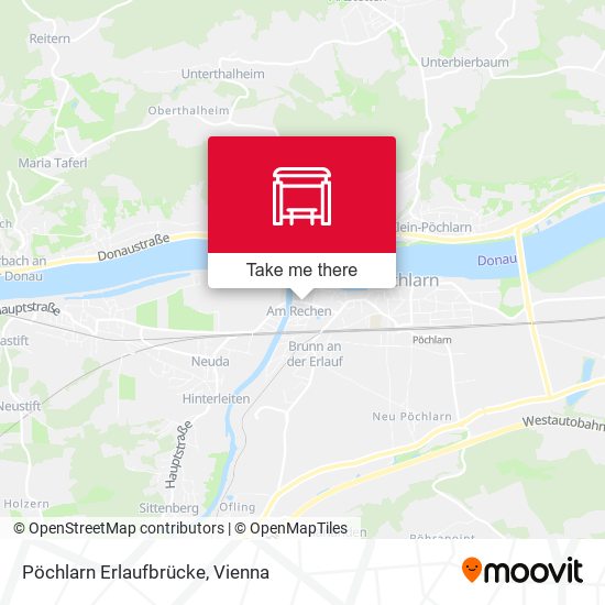 Pöchlarn Erlaufbrücke map
