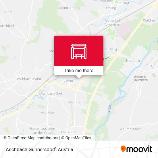 Aschbach Gunnersdorf map