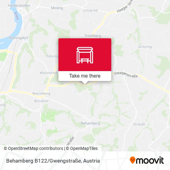 Behamberg B122/Gwengstraße map