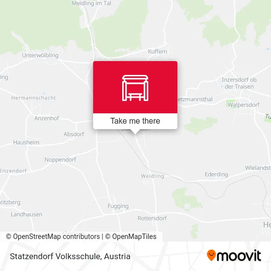 Statzendorf Volksschule map
