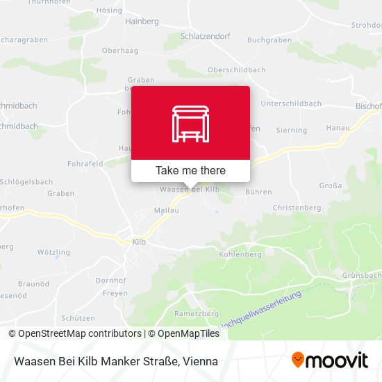 Waasen Bei Kilb Manker Straße map