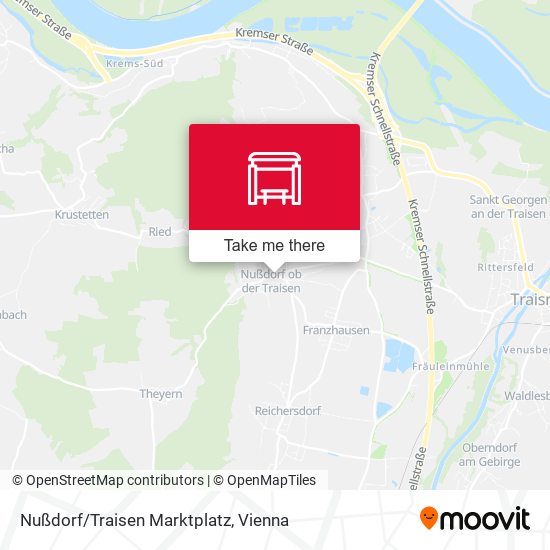 Nußdorf/Traisen Marktplatz map