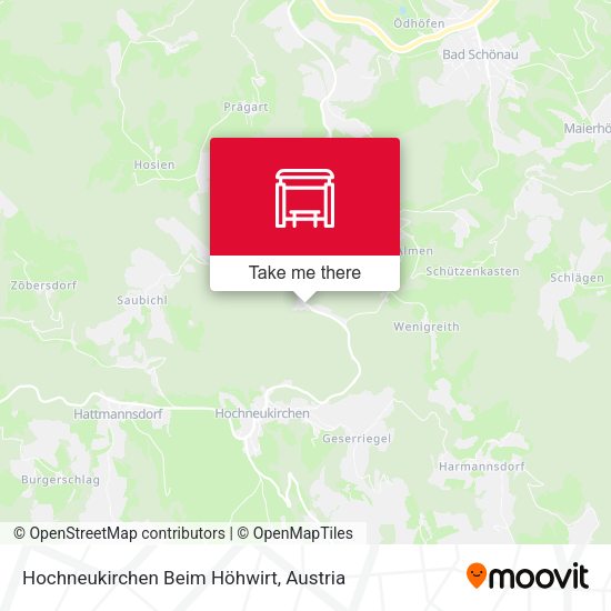 Hochneukirchen Beim Höhwirt map