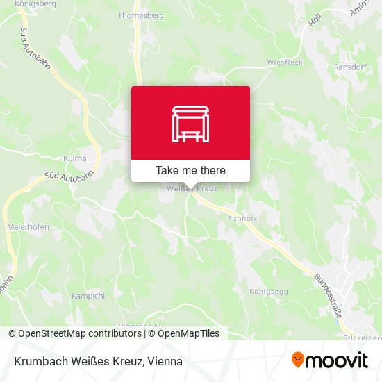 Krumbach Weißes Kreuz map