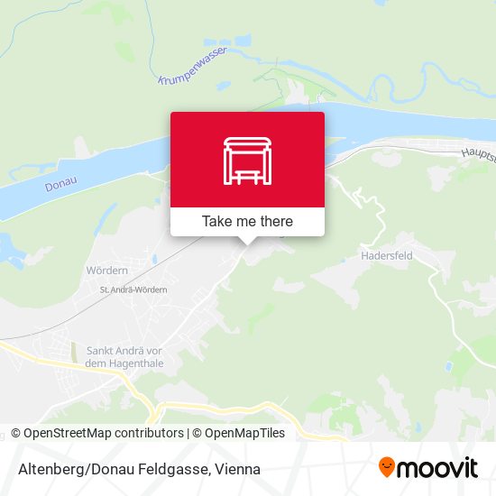 Altenberg/Donau Feldgasse map