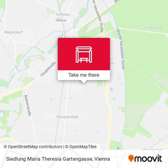 Siedlung Maria Theresia Gartengasse map