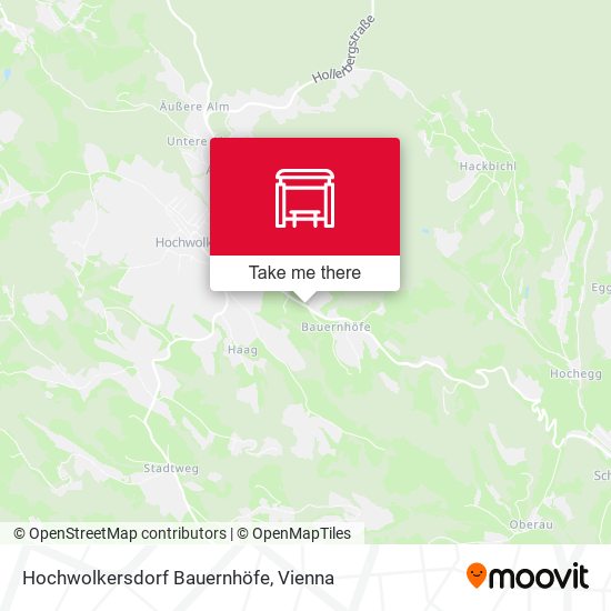 Hochwolkersdorf Bauernhöfe map