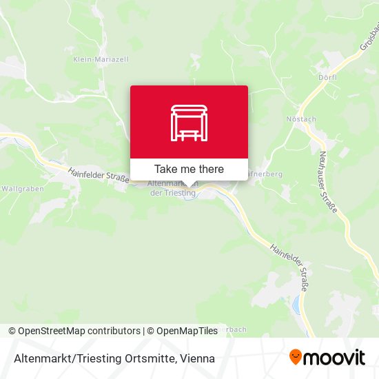 Altenmarkt/Triesting Ortsmitte map