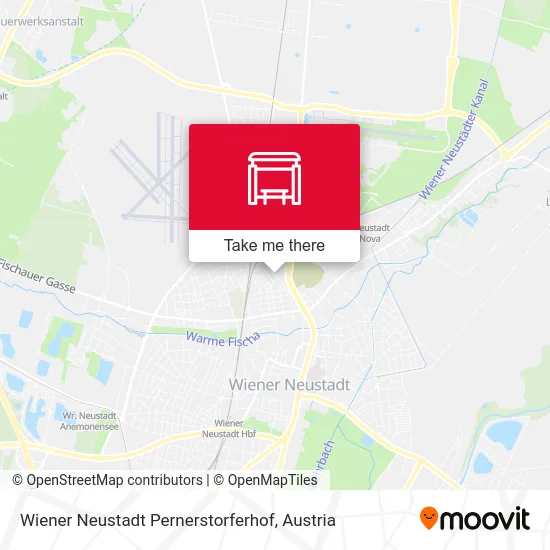 Wiener Neustadt Pernerstorferhof map