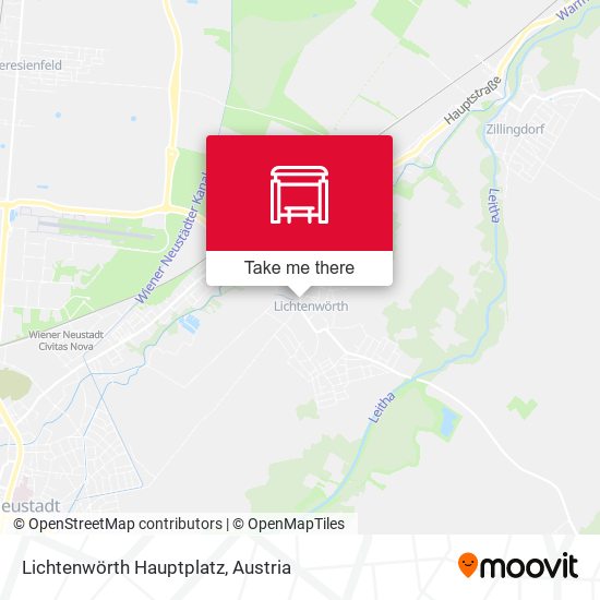 Lichtenwörth Hauptplatz map