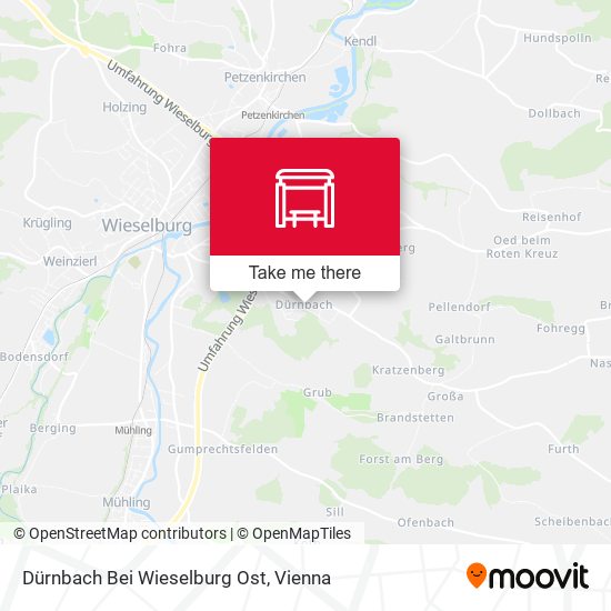 Dürnbach Bei Wieselburg Ost map
