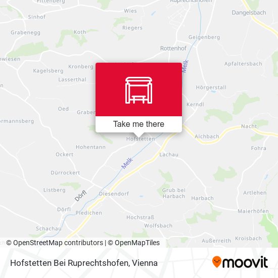 Hofstetten Bei Ruprechtshofen map