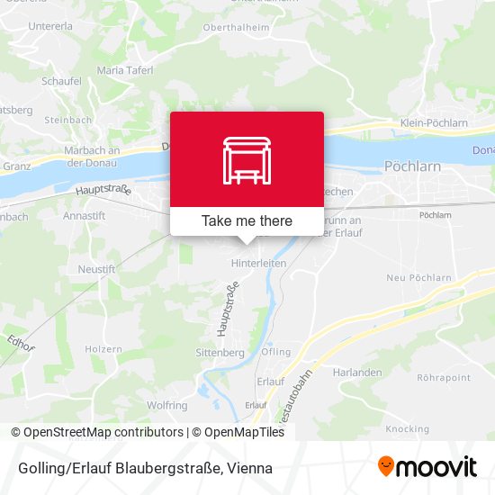 Golling/Erlauf Blaubergstraße map
