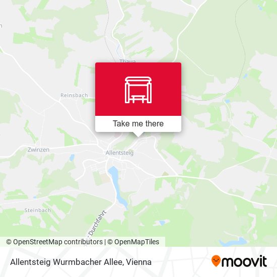 Allentsteig Wurmbacher Allee map