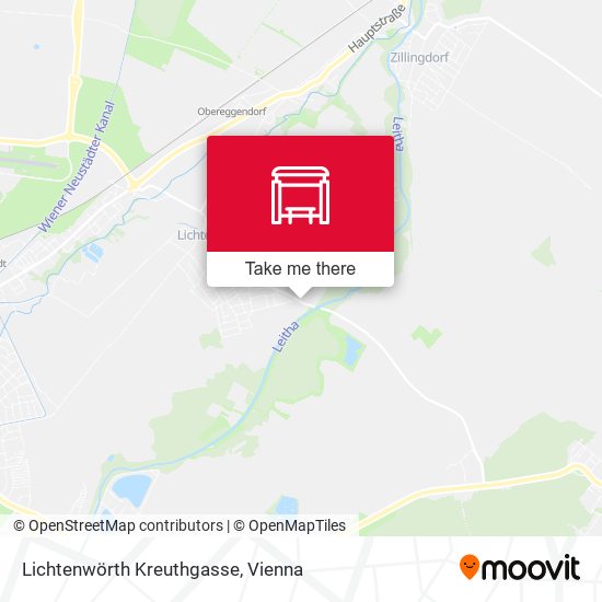 Lichtenwörth Kreuthgasse map