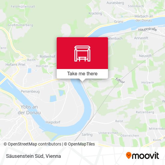 Säusenstein Süd map