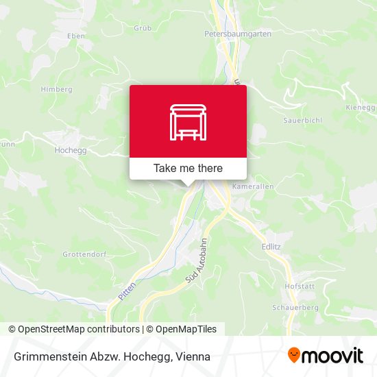 Grimmenstein Abzw. Hochegg map