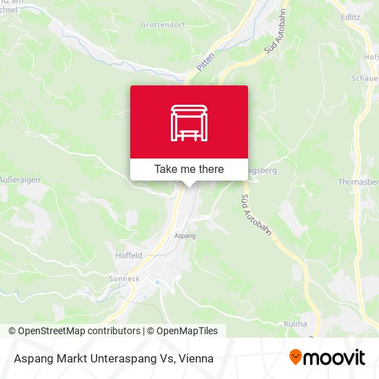 Aspang Markt Unteraspang Vs map