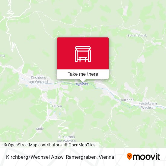 Kirchberg / Wechsel Abzw. Ramergraben map