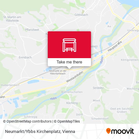 Neumarkt/Ybbs Kirchenplatz map