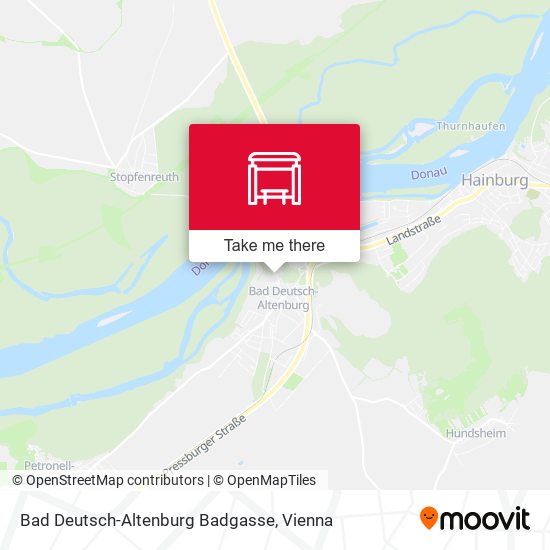Bad Deutsch-Altenburg Badgasse map