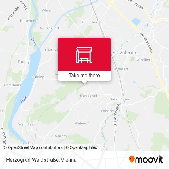 Herzograd Waldstraße map