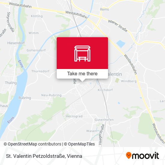 St. Valentin Petzoldstraße map