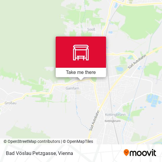 Bad Vöslau Petzgasse map