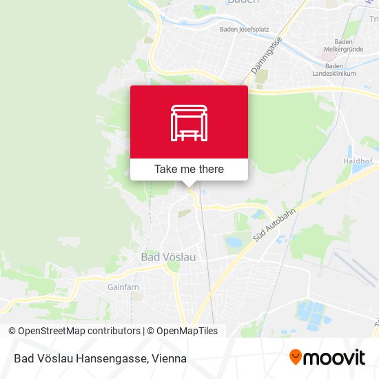 Bad Vöslau Hansengasse map