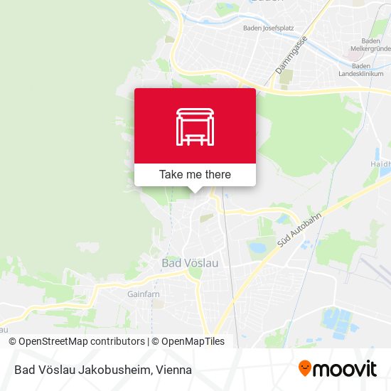Bad Vöslau Jakobusheim map
