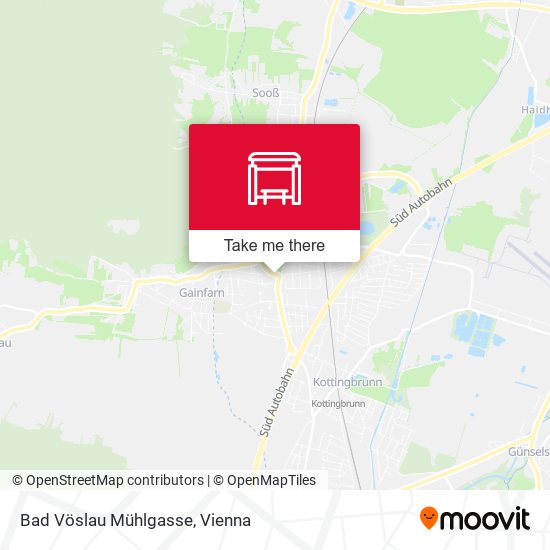 Bad Vöslau Mühlgasse map