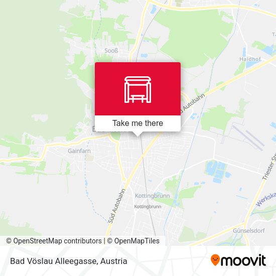 Bad Vöslau Alleegasse map