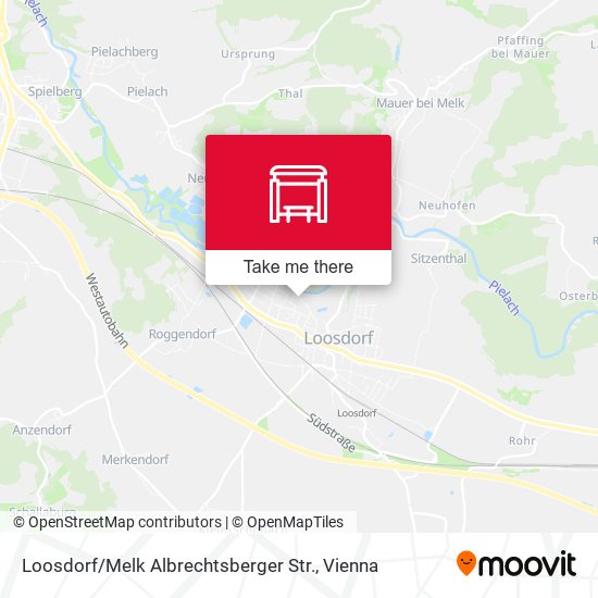 Loosdorf / Melk Albrechtsberger Str. map