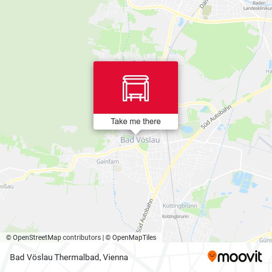 Bad Vöslau Thermalbad map