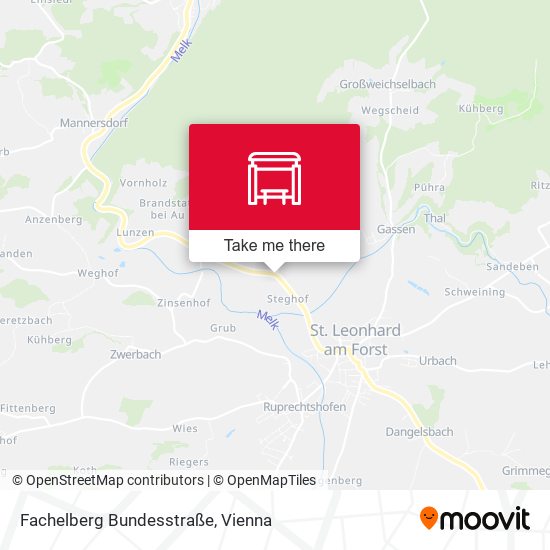 Fachelberg Bundesstraße map
