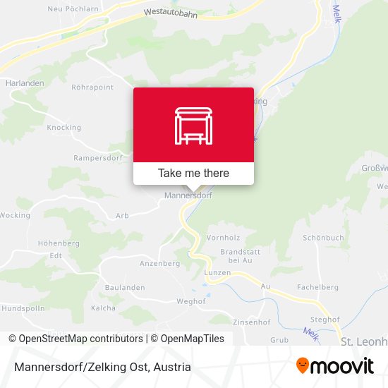 Mannersdorf/Zelking Ost map