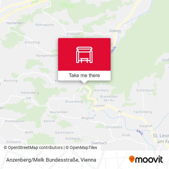 Anzenberg/Melk Bundesstraße map