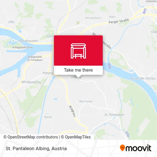 St. Pantaleon Albing map