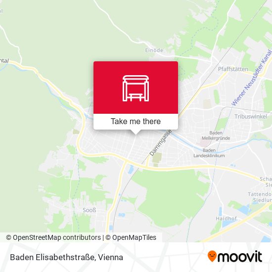 Baden Elisabethstraße map