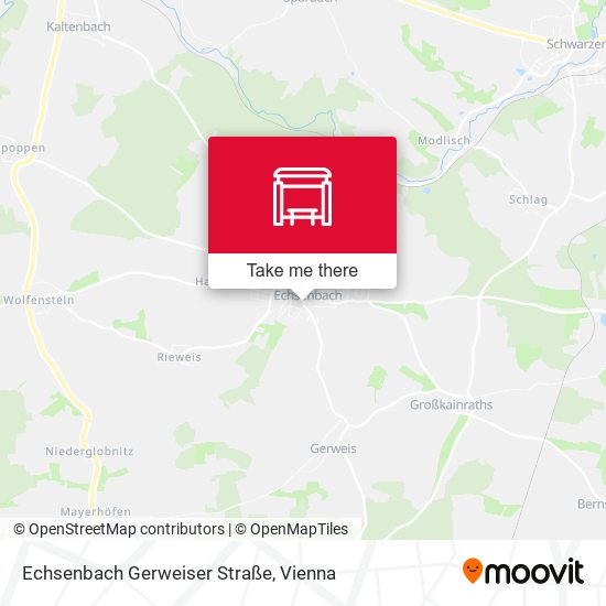Echsenbach Gerweiser Straße map