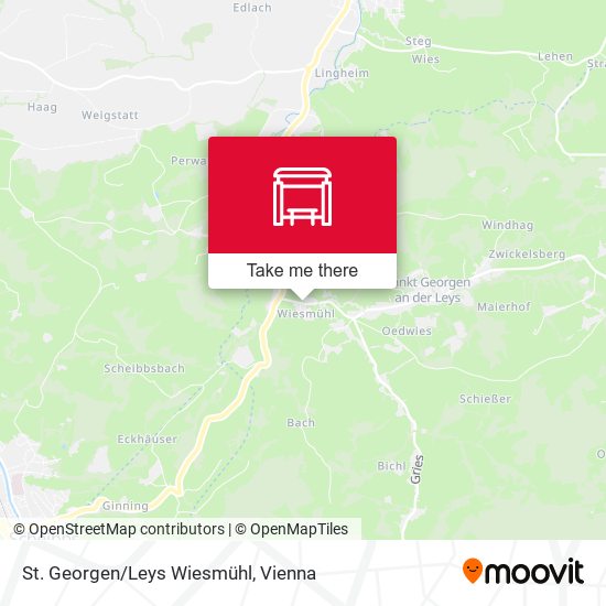 St. Georgen/Leys Wiesmühl map