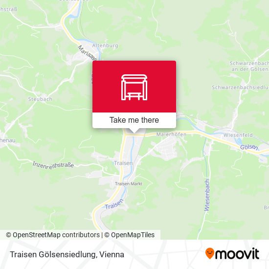 Traisen Gölsensiedlung map