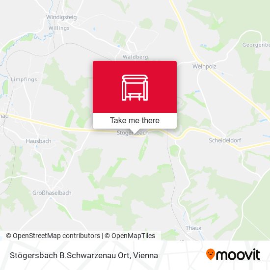 Stögersbach B.Schwarzenau Ort map