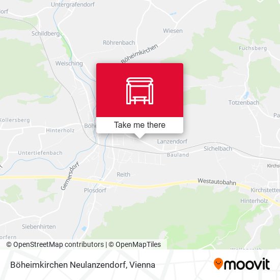 Böheimkirchen Neulanzendorf map