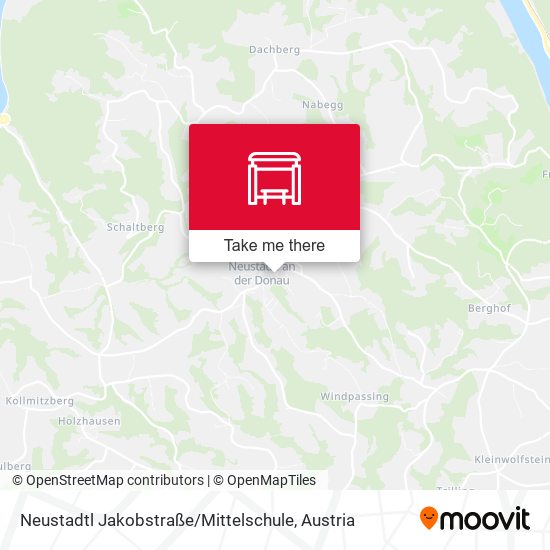 Neustadtl Jakobstraße / Mittelschule map