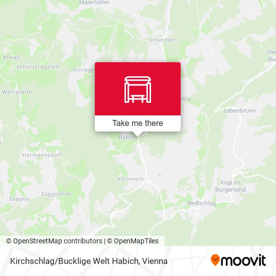 Kirchschlag / Bucklige Welt Habich map