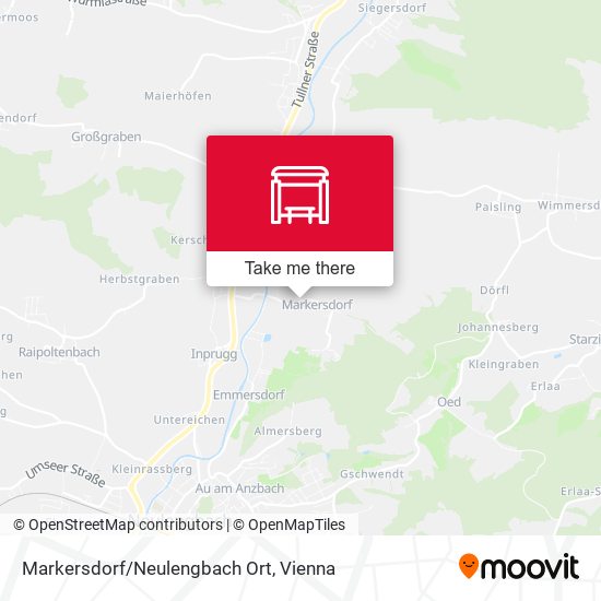 Markersdorf/Neulengbach Ort map
